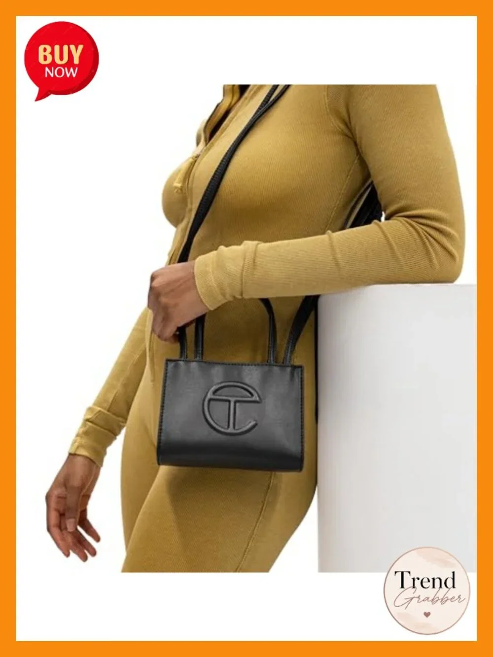 Faux Leather Tote Bag with Double Straps